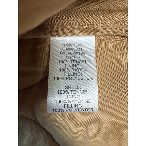 Saltwater Luxe Quilted Leopard Print Jacket Size MEDIUM Brown - Picture 12 of 14